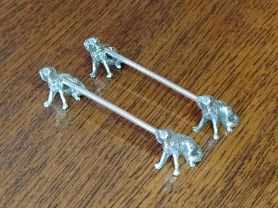 Small Setter / Gun Dogs Collectable Antique Knife Rests left view