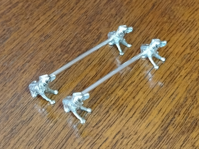 Small Setter / Gun Dogs Collectable Antique Knife Rests right view