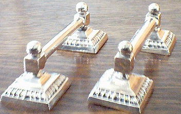 Square on Square Collectable Antique Knife Rests